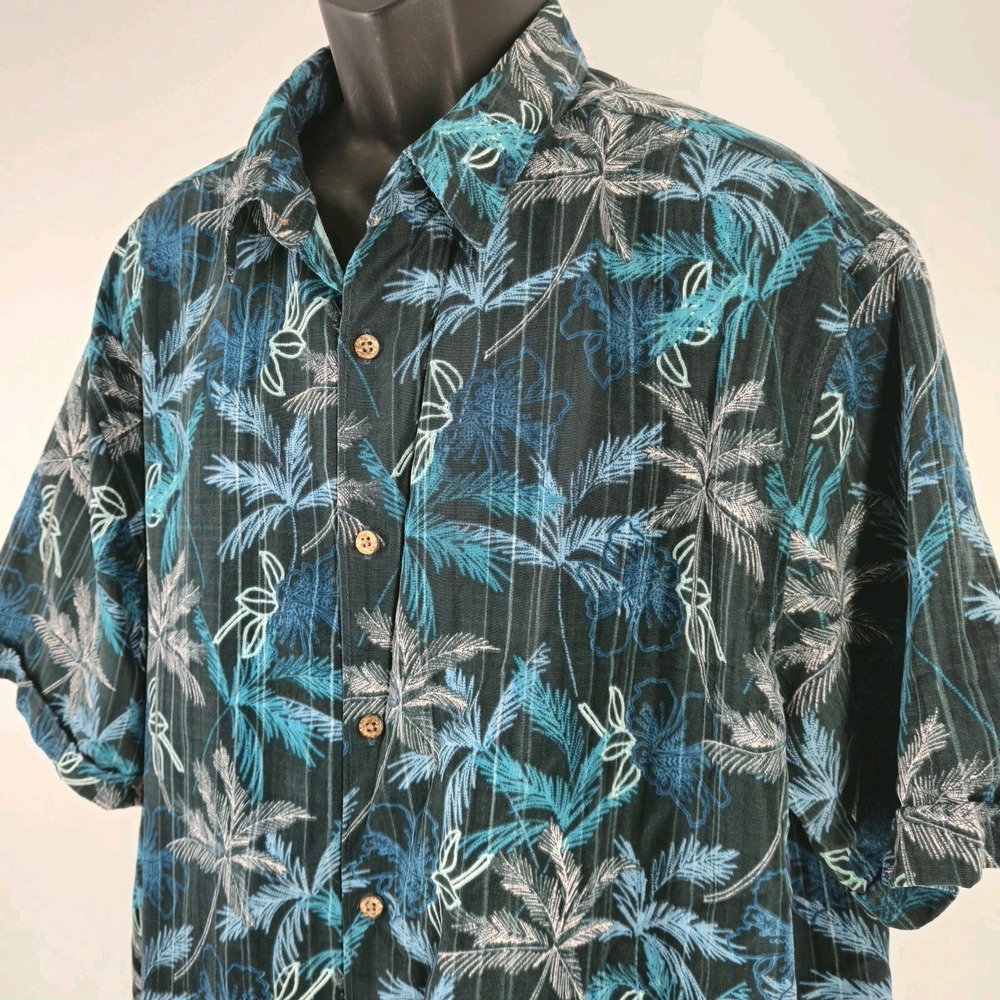 Cubavera Shirt Men's‎ Size XXL Tropical Hawaiian Short Sleeve Button Front